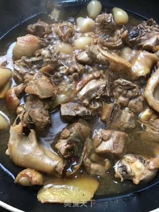 客家酸荞焖鸭（鹅）的做法步骤：9
