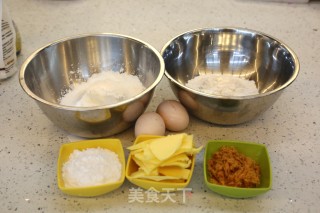 零失败超好吃必学食谱——肉松玛格丽特小饼的做法步骤：1