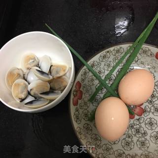 白贝蒸水蛋的做法步骤：1