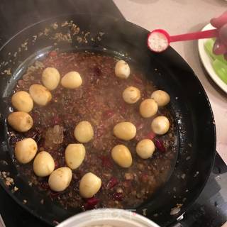 莴笋炒鹌鹑蛋的做法步骤：8