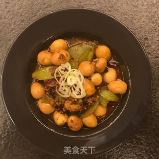 莴笋炒鹌鹑蛋的做法步骤：13