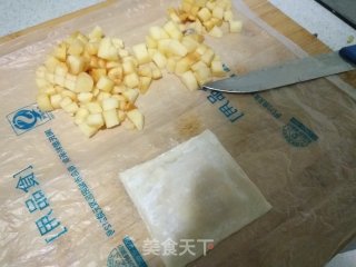最简易版苹果派的做法步骤：4