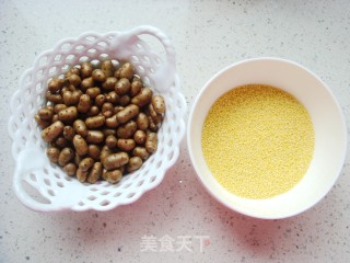 山药豆小米粥的做法步骤：1