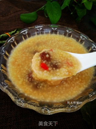 山药豆小米粥的做法步骤：7