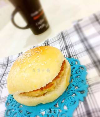 黑椒鸡肉饼汉堡的做法步骤：16