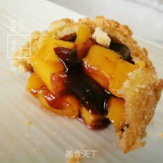 酥皮水果泡芙的做法步骤：9