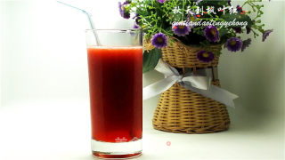 鲜榨草莓汁的做法步骤：5