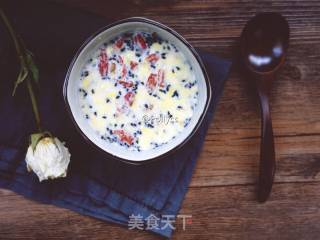 牛奶鸡蛋醪糟的做法步骤：7