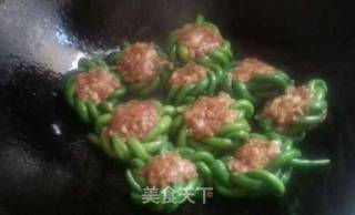 豆角酿肉末的做法步骤：5