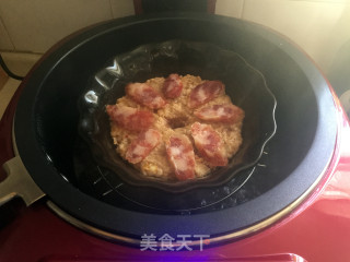腊肠蒸肉饼的做法步骤：13