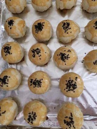 香香蛋黄酥的做法步骤：21