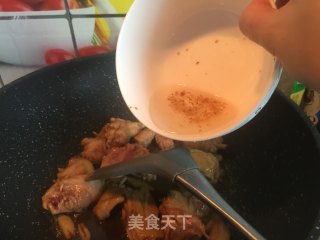桂花栗子鸡的做法步骤：7