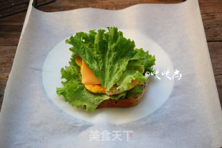 唤醒清晨奶酪煎蛋三明治的做法步骤：6