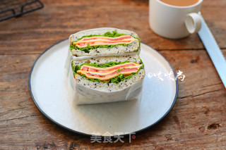 唤醒清晨奶酪煎蛋三明治的做法步骤：8