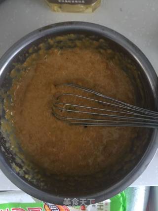 南瓜红糖蛋糕—电饭锅版的做法步骤：2