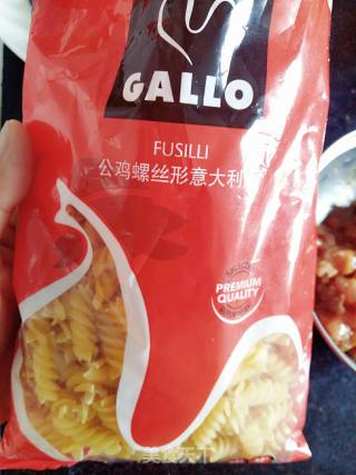 蚝油肉粒螺丝意面的做法步骤：6