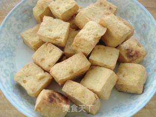 西蓝花烧豆腐的做法步骤：4