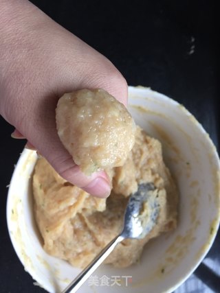 黑椒时蔬鸡丸的做法步骤：4