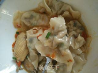 鸡汤香菇馄饨的做法步骤：9