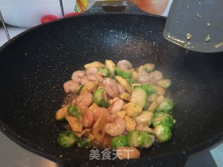 杂炒虾仁的做法步骤：9