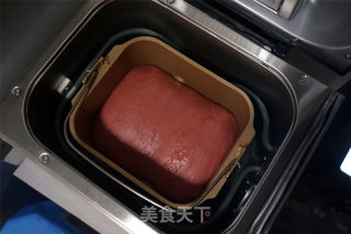 味蕾极致享受，红曲蔓越莓面包的做法步骤：12