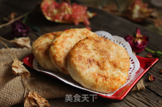 椒盐芝麻烧饼的做法步骤：11