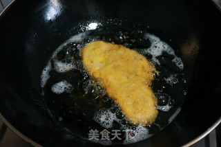 色泽诱人味道不输店里的【香酥鸡排】的做法步骤：7