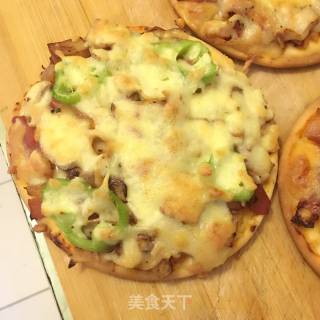 培根披萨的做法步骤：7