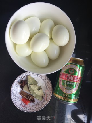啤酒卤蛋的做法步骤：1