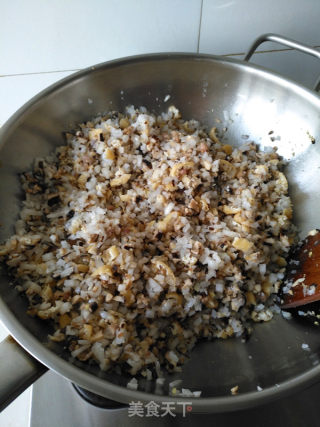 香菇白萝卜全麦包的做法步骤：9