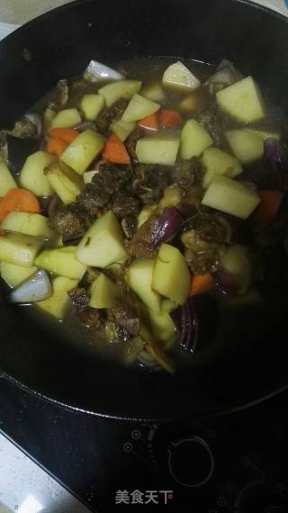 土豆炖牛肉的做法步骤：7