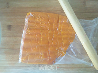 【奶香南瓜发糕】的做法步骤：2