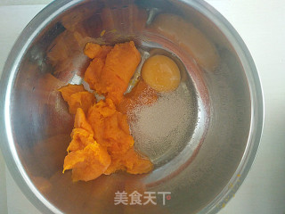【奶香南瓜发糕】的做法步骤：3