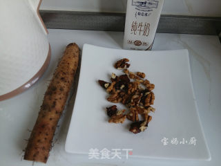 山药核桃露的做法步骤：1