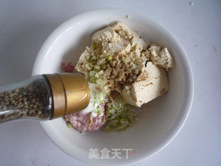 炸豆腐丸子的做法步骤：3