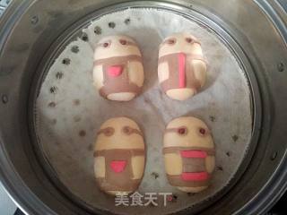 小黄人红薯馒头的做法步骤：9