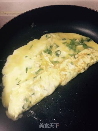 #孕妇早餐#把鸡蛋饼吃出牛排范儿的做法步骤：4