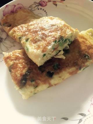 #孕妇早餐#把鸡蛋饼吃出牛排范儿的做法步骤：5