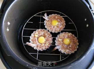 鲜虾玉米猪肉盏的做法步骤：7
