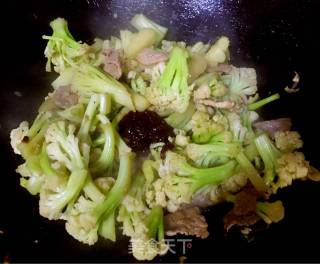 干锅有机花菜的做法步骤：7