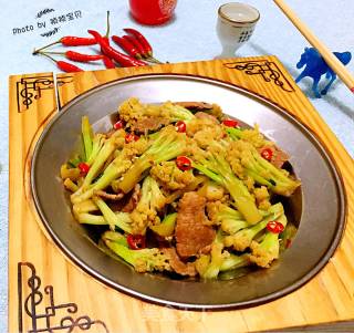 干锅有机花菜的做法步骤：13