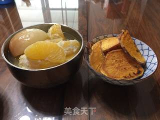 烤地瓜片、煮水果-小时候的味道传下去的做法步骤：3