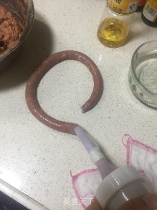 自制蒜香肠的做法步骤：5