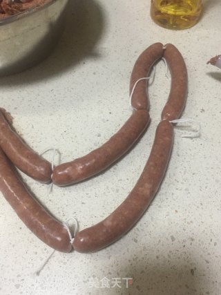 自制蒜香肠的做法步骤：7