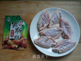 香煎鸡中翅的做法步骤：1