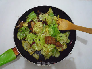 小炒圆白菜的做法步骤：10