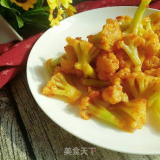 茄汁菜花的做法步骤：6