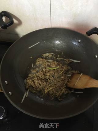 肉末菜芯的做法步骤：4