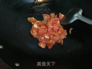 番茄鸡蛋拌饭的做法步骤：3