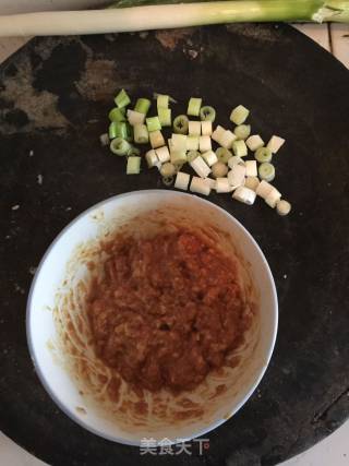 蚝油肉末杏鲍菇的做法步骤：3